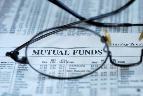 newspaper with mutual funds